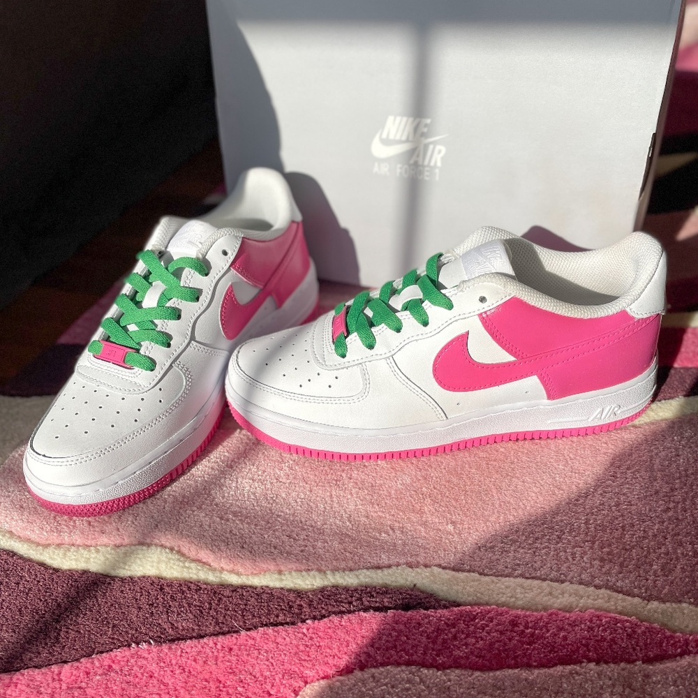 Nike Air Force 1 AKA Watermelon Custom - Picture 8 of 10